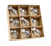 9 pezzi di decorazioni per l'albero di Natale con ciondoli per ghirlande