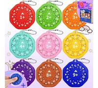 9 pezzi di Fidget Spinner matematici, giocattoli interattivi for bambini, giocattoli for bambini con nozioni matematiche for l'educazione precoce, for alleviare lo stress(Addition+subtraction)