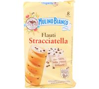 9 pezzi di flauti stracciatella mulino bianco x8 - 280 gr