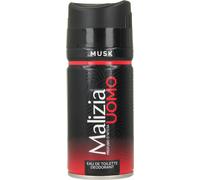 9 pezzi di malizia deo spray uomo musk ml.150