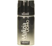 9 pezzi di malizia deo spray uomo silver ml.150