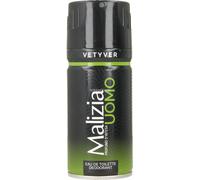 9 pezzi di malizia deo spray uomo vetyver ml.150