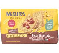 9 pezzi di misura fette biscottate cereali antichi gr.320