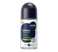 9 pezzi di nivea deo men roll-on derma control sensitive ml 50