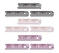 9 pezzi di pettine da viaggio: spazzola per capelli pieghevole - pettine