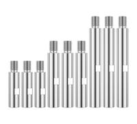9 pezzi di prolunga per smerigliatrice angolare, 75/100/140 mm, albero di prolunga rotante in alluminio M14, per lucidatrice, ultra robusto, leggero, adattatore di prolunga per auto lucidatura