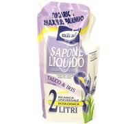 9 pezzi di ricarica sapone liquido mil mil al talco & iris maxirisparmio - 2l