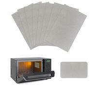 9 Pezzi Foglio di Mica per Microonde Universale, 127 x 203 mm Mica Piastre a Microonde Foglio, Protezione e Ricambi di Qualità Superiore per Forno a Microonde Adatto sia per Microonde che Forno