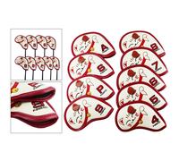 9 Pezzi Golf Iron Headcover Wedges Club Head Cover Protection Regalo per Il