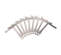 9 pezzi in acciaio inox Understring Radius Gauge Chitarra Calibro Liutai Strumento per la riparazione e la manutenzione della chitarra