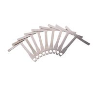 9 pezzi in acciaio inox Understring Radius Gauge Chitarra Calibro Liutai Strumento per la riparazione e la manutenzione della chitarra