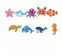 9 Pezzi Kit Lavoretti Creativi per Bambini Campanelli Eolici a Forma