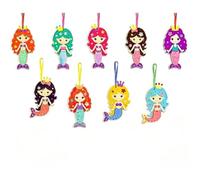 9 Pezzi Kit Lavoretti Creativi per Bambini Campanelli Eolici in Legno