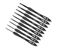 9 Pezzi Kit Uncinetto, Varie Misure Uncinetto Ergonomico, Design Nero Opaco Uncinetto Set, Facile da Usare, Adatto a Principianti, Malati di Artrite e Appassionati di Maglieria