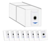 (9 Pezzi) M12 Pro+ Sacchetti per la Polvere di Ricambio Compatibili con ECOVACS DEEBOT T30 Omni/ T30 Pro Omni/Yeedi M12 Pro+/ T30/ T30 MAX, con Strato Filtrante ai Carboni Attivi, Kit di Accessori