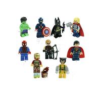 9 pezzi Marvel Avengers Super Hero Comic Mini Figure Dc Minifigure Regalo Adatto Lego
