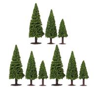9 Pezzi Modello di Albero, Decorazione per Modellismo | Modelli Ferroviari, Aspetto Naturale, Plastica e Ferro, Facile da Disporre, Ambientazioni Fiabesche