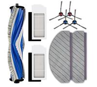 (9 pezzi) N20 Plus Parti di ricambio compatibili con ECOVACS DEEBOT N20 plus/ N20 Pro Plus Robot Aspirapolvere, Kit di accessori, 1 spazzola a rullo, 4 spazzole laterali, 2 filtri HEPA, 2 tamponi Mop
