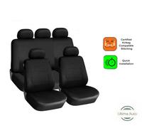 9 Pezzi Nero Pieno Tessuto Lavabile Set Coprisedili Auto Per Ford Ranger 2012+