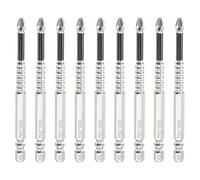 9 pezzi per bit cacciavite Phillips antiscivolo PH2 1/4" esagono 4" magnetico
