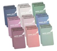 9 pezzi, piccole bobine gemellate, rilegatura, 110 pagine, formato largo, 5 x 3 pollici, piccole foto per appunti per appunti