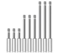 9 Pezzi Porta Inserti Per Avvitatore Esagonale Da 1/4", 60/100/150Mm Porta Inserti Magnetico Prolunga Trapano, Portainserti Lungo Per Avvitatore, Prolunga Avvitatore per Avvitatori Elettrici, Trapani