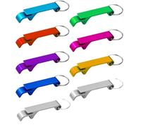 9 pezzi portachiavi apribottiglie, cavatappi birra piccolo, apribottiglie birra portachiavi, multicolore, per riunioni familiari, barbecue all'aperto, bar, picnic