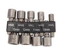 9 pezzi/quantità e 5 mm 13 mm 1/4 fai da te albero esagonale Huelse Duesen Driver Bit Set di punte per trapano adattatore per la lavorazione del legno utensili elettrici