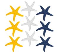 9 pezzi realistici sea stella ornament mettine artigianato della stella marina