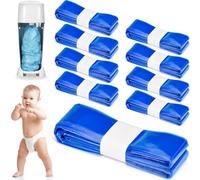 9 Pezzi Ricarica Mangiapannolini, Sacchetti Mangiapannolini Compatibile con AngelCare & Litter Locker & Tommee Tippee