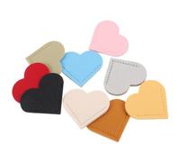 9 Pezzi Segnalibro Angolare a Cuore in Pu, Elegante e Resistente | Protezione per Angoli, Stile Romantico e Raffinato, Facile da Portare, Adatto a Scuola e Lettura fuori Casa