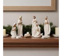 9 Pezzi Set Presepe 9 Pezzi Design Minimalista Gruppo Della Natività per Tavolo