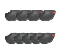 9 Pezzi/set PVC Golf Club Iron Head Covers Custodia Protettiva Calzino