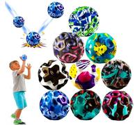 9 Pezzi Space Ball Palla,Moon Bouncing Ball, Palla Rimbalzante Martian,Palla Rimbalzante Lunare, Astro Jump Ball,Facile Da Afferrare e Catturare, Palla Spaziale Palla Rimbalzante Pallina Rimbalzante