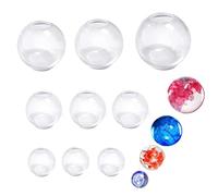 9 Pezzi Stampi Siliconica Sfera 50/40/30/20 mm per 3D Resina Sfera, 4 Dimensioni, TuNan Stampi per Stampaggio/Fusione Fai da Te Sferoide Palline Decorazione di Gioielli
