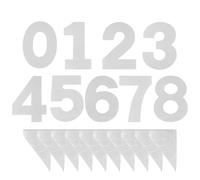 9 pezzi stencil per torte con numeri, stampo torta numero, torta stampo per glassa con numeri, numero 0-8, con 10 piccoli sacchetti da pasticceria, per matrimonio, compleanno, festival