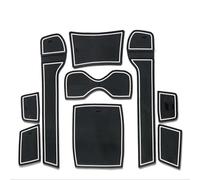 9 Pezzi Tappetini Per Scanalature Per Porte Auto Tappetini Per Portabicchieri Per Hyundai Per Elantra 2008-2013 Tappetino Scanalatura Porta Inserto portabicchieri(Wit)