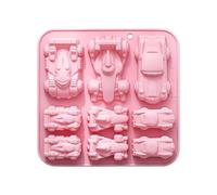 9-Piece Racing Car Silicone Mold Set - Multi-Size Sports Car Tray & Baking Molď | High-Grade Chocolate, Candy & Cake Drip Mold For Racing Themed Parties