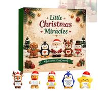 9 Pieces Desk Figurines Collectible Decors - Christmas Countdown
