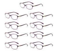 9 Pk da Donna Blu Luce Blocco Occhiali da Lettura per Computer Carta Lavoro