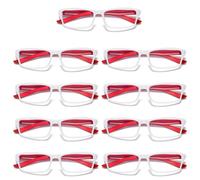 9 Pk Unisex da Uomo Blu Luce Blocco Occhiali da Lettura Nero Blu Telaio