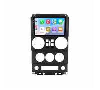 9 Pollice Car radio Android 15 2 DIN Car Stereo per Jeep Wrangler Unlimited 3 JK 2008-2010 con Telecamera Posteriore/Wireless Carplay/BT/FM Radio/GPS/Mirror Link/Lettore multimediale(6+128G)