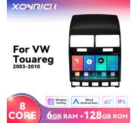 9 POLLICI Android 14 Wireless CarPlay Autoradio Lettore Per VW Volkswagen Touareg 2003-2010 Auto 8Core Multimediale GPS 4G Wifi DSP