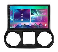 9 Pollici Android 15 Autoradio Bluetooth Doppio Car Stereo Autoradio 2 DIN GPS Navigation per Jeep Wrangler III JK 2010-2018 Collega E USA Dual USB Chiamate in DSP Dab WiFi FM