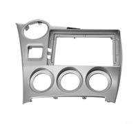 9 pollici cornice di montaggio autoradio argento per Toyota per matrix 2009-2014, piastra adattatore in plastica mascherina frontalino retrofit senza supporto radio cablaggio