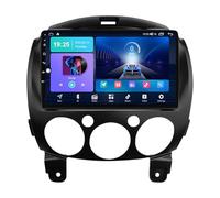 9 Pollici HD Touchscreen Android 12 Stereo Auto Per Mazda 2 2007-2014 Con Wireless Carplay Android Auto Supporto BT 5.0 DSP FM AM GPS MirrorLink RDS Hi-Fi DAB SWC Telecamera Posteriore(200S)