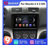 9 pollici Isudar Android 12 autoradio per Mazda 6 2 3 GH 2007-2012 Carplay Auto Stereo GPS No 2din