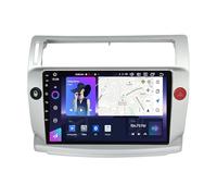 9 Pollici Touchscreen Android 12 Autoradio Per Citroen C4 2004-2014 Con Carplay Android Auto Bluetooth 5.0 DSP FM AM GPS 4G WiFi MirrorLink RDS Hi-Fi DAB SWC Telecamera Posteriore(400S 4+64G)