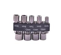 9 pz/14 pz/set Bussole esagonali Ugelli a manicotto Set di cacciaviti Set di punte Set di utensili Chiavi a bussola Per Bussole(Gray-9PCS)