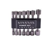 9 pz/14 pz/set Bussole esagonali Ugelli a manicotto Set di cacciaviti Set di punte Set di utensili Chiavi a bussola Per Bussole(Gray-14PCS)